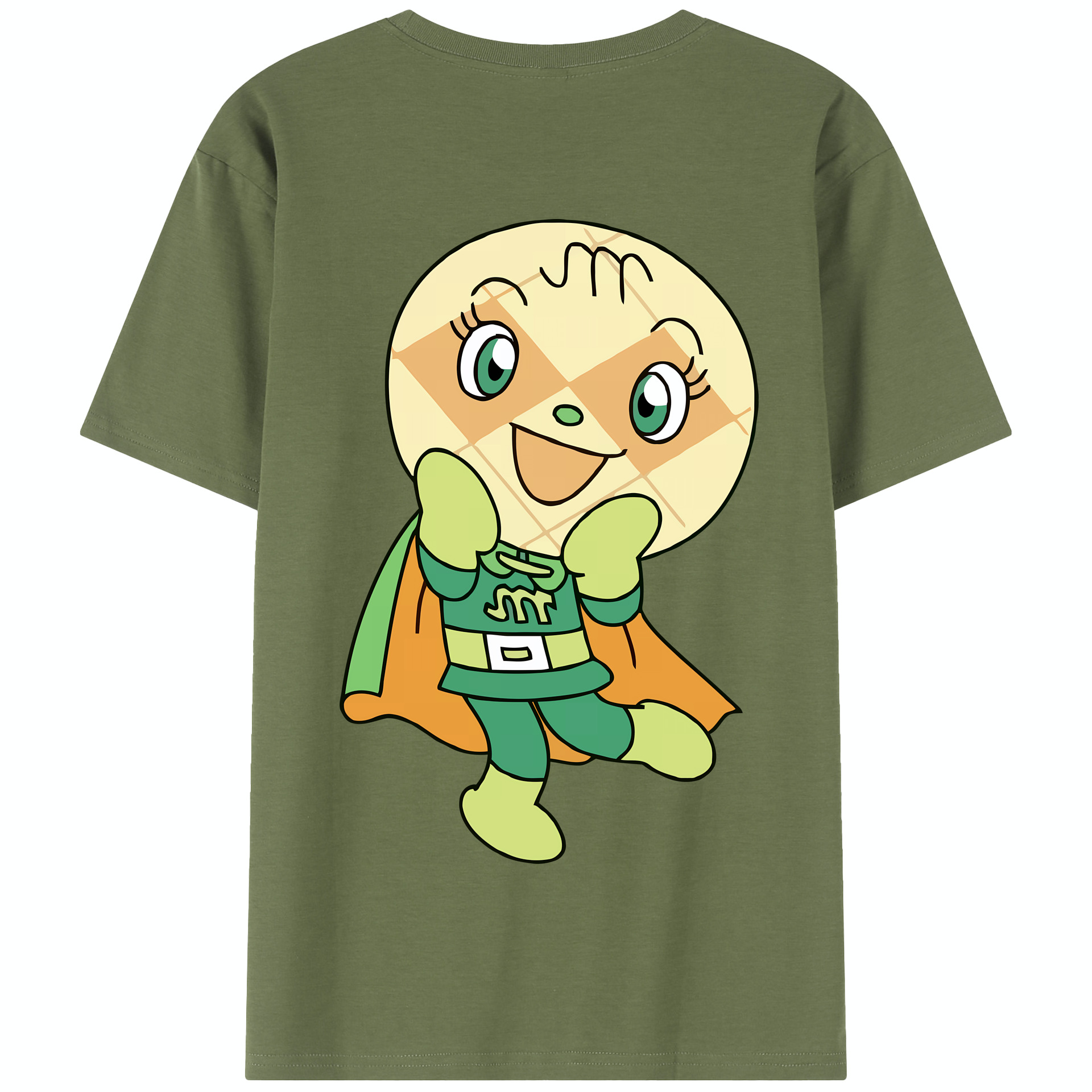 （画像用） アンパンマン Anpanman 綿100％半袖Tシャツ（背面プリント）